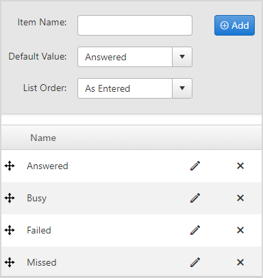 Configure status for logs