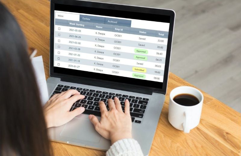 timesheet filling process