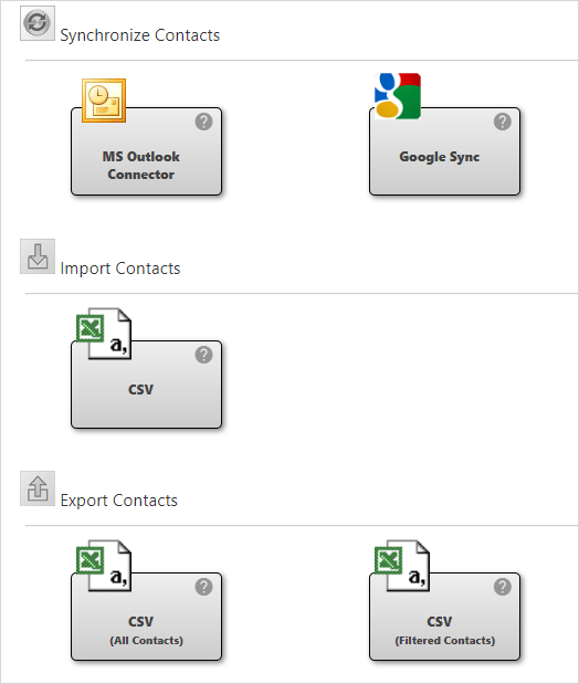 import export contacts