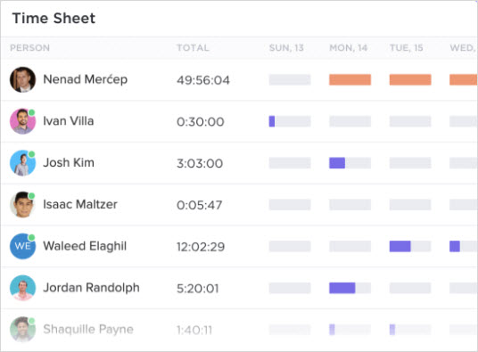 ClickUp for tracking projects