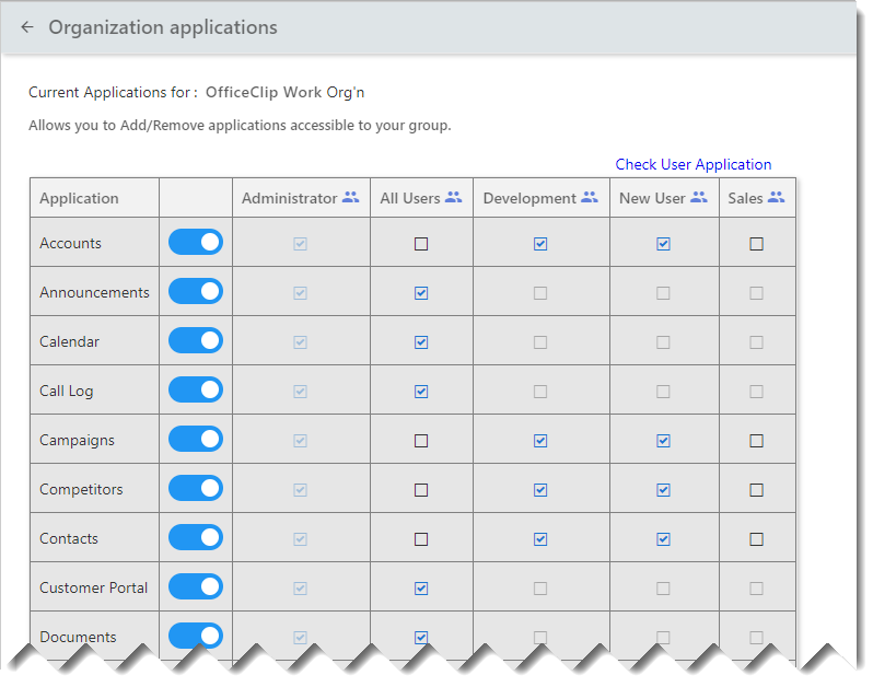 organization-applications